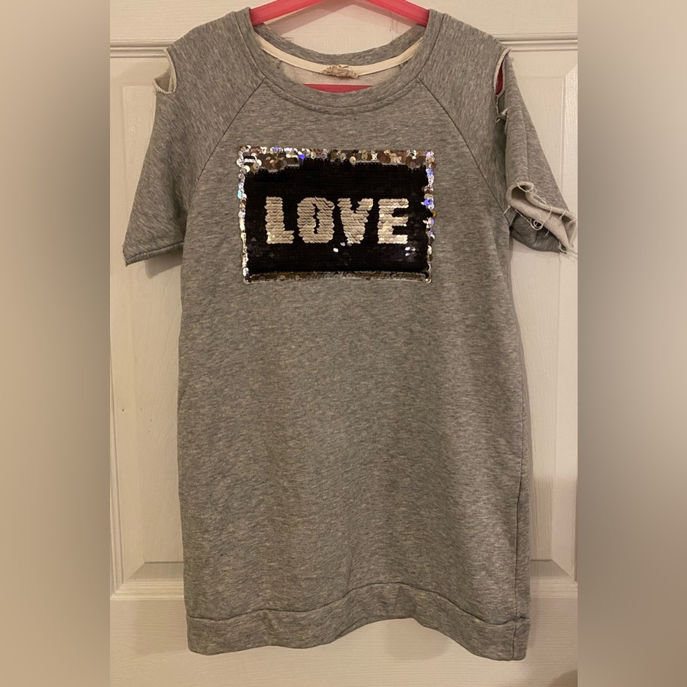 Hayden Girl's Flip Sequin Love Dress Size 9/10